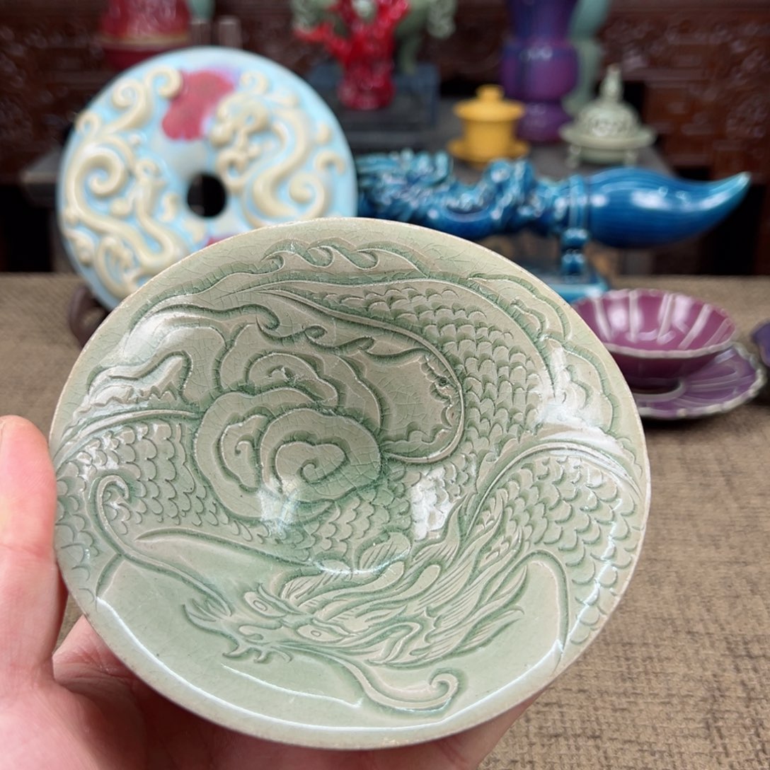 瓷片陶瓷艺术瓷器摆件