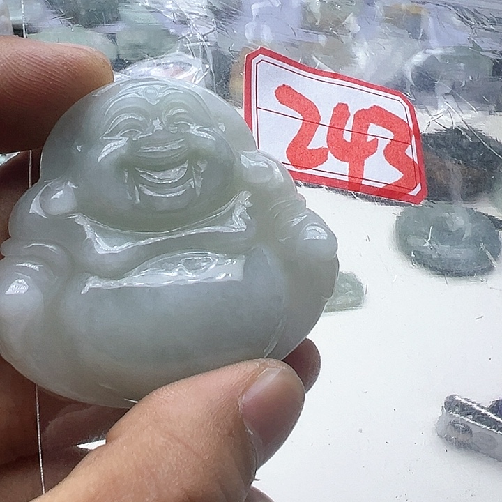 翡翠颈饰未镶嵌天然缅甸翡翠吊坠