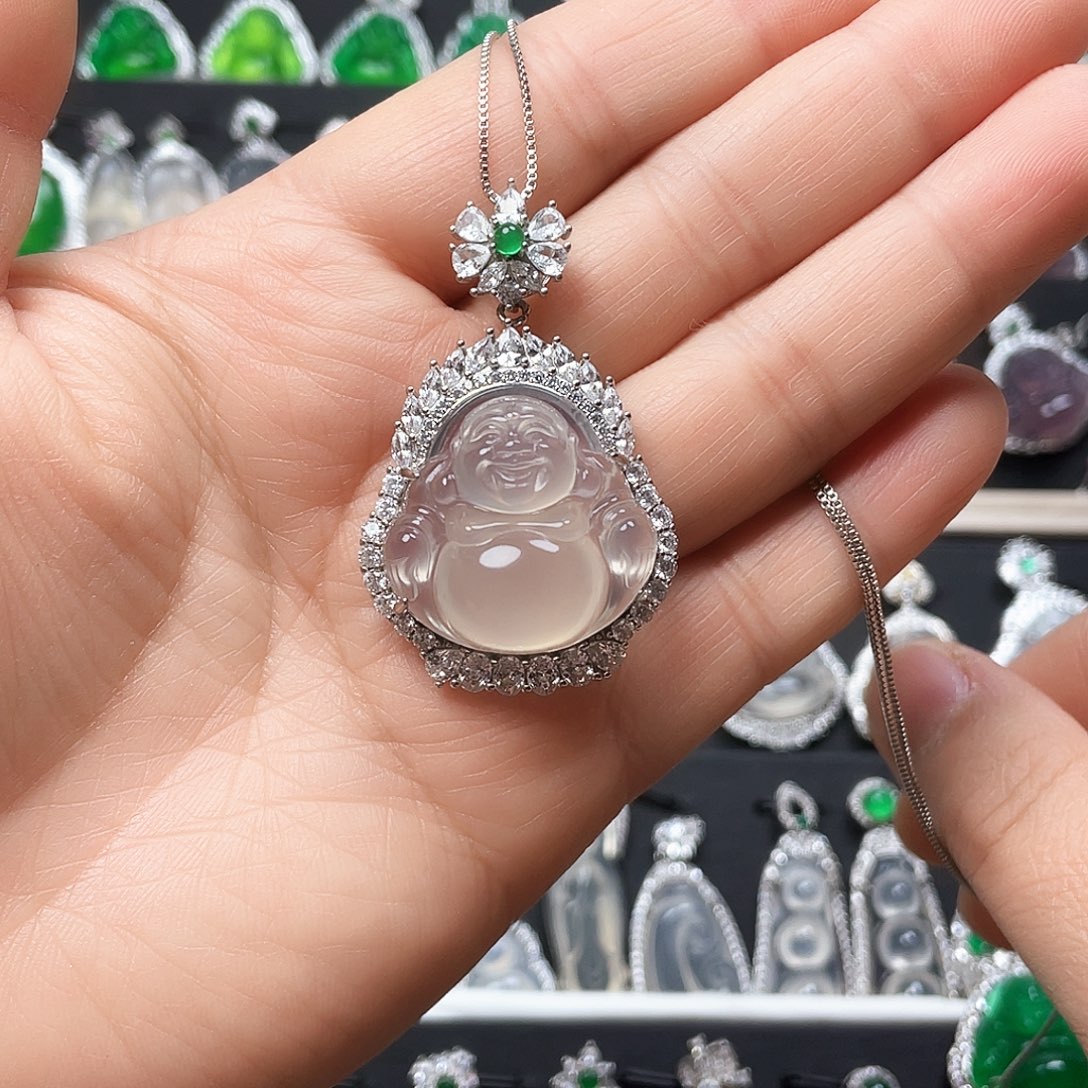 玛瑙/玉髓颈饰合金