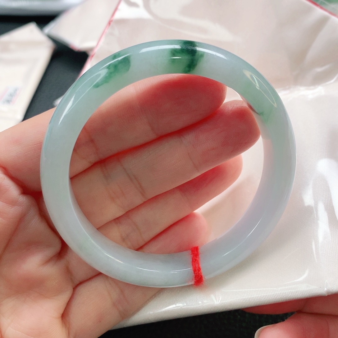 未镶嵌手镯翡翠56正