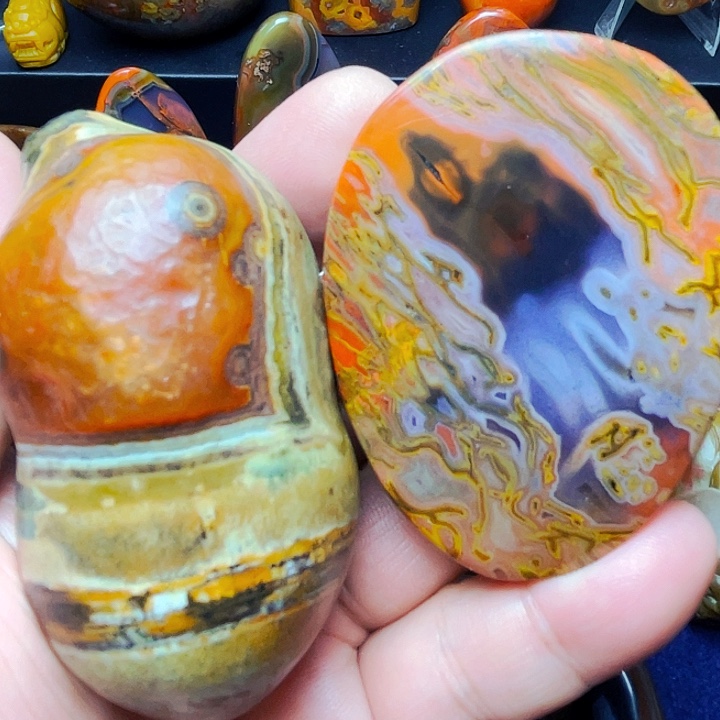 皇***岸玛瑙/玉髓未镶嵌战国红