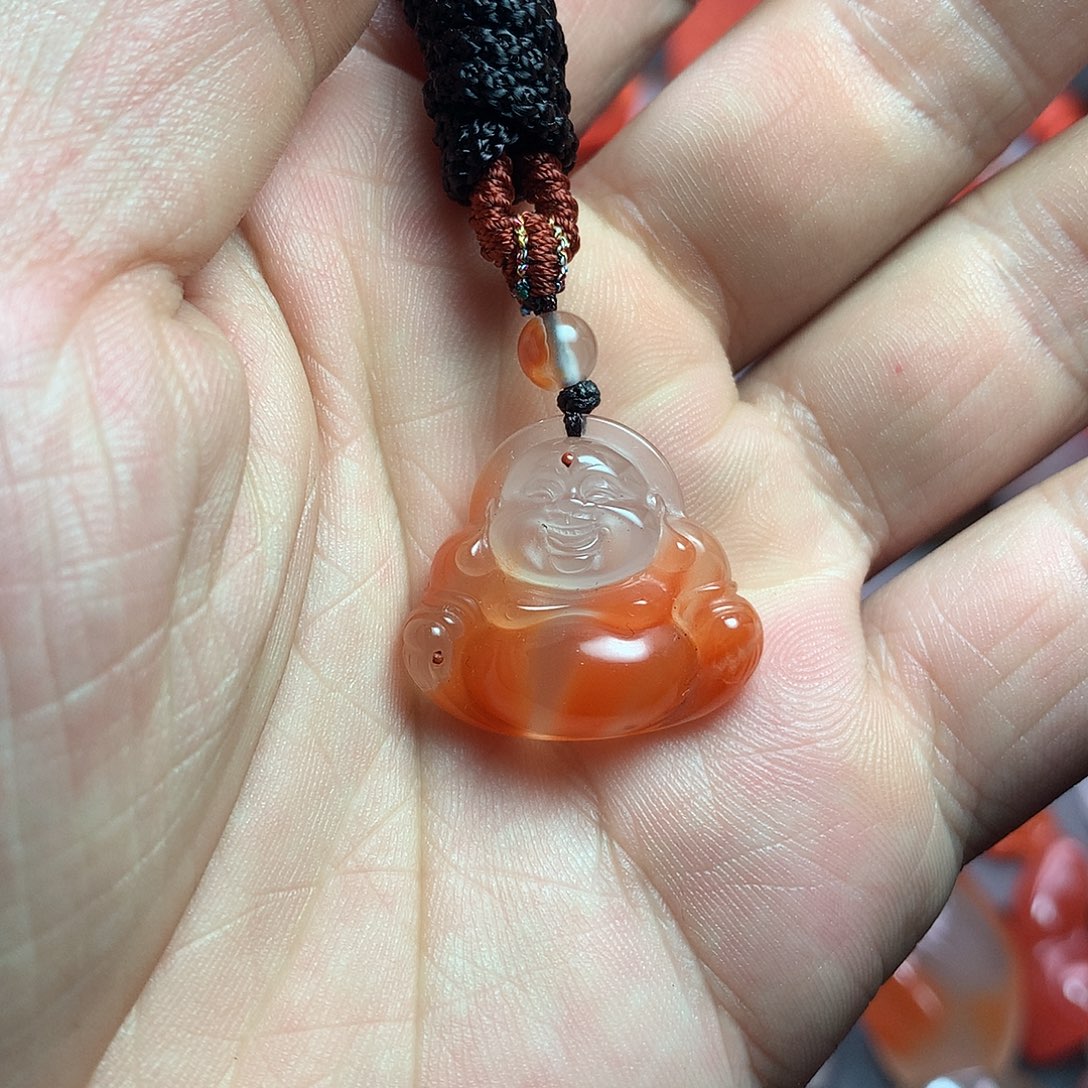 未镶嵌1南红玛瑙佛公