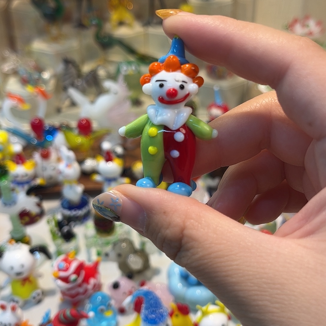 琉璃手工艺品小丑