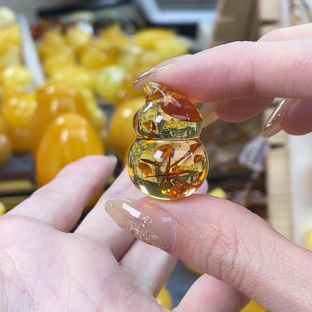 琥珀未镶嵌珠宝奇石琥珀蜜蜡J53