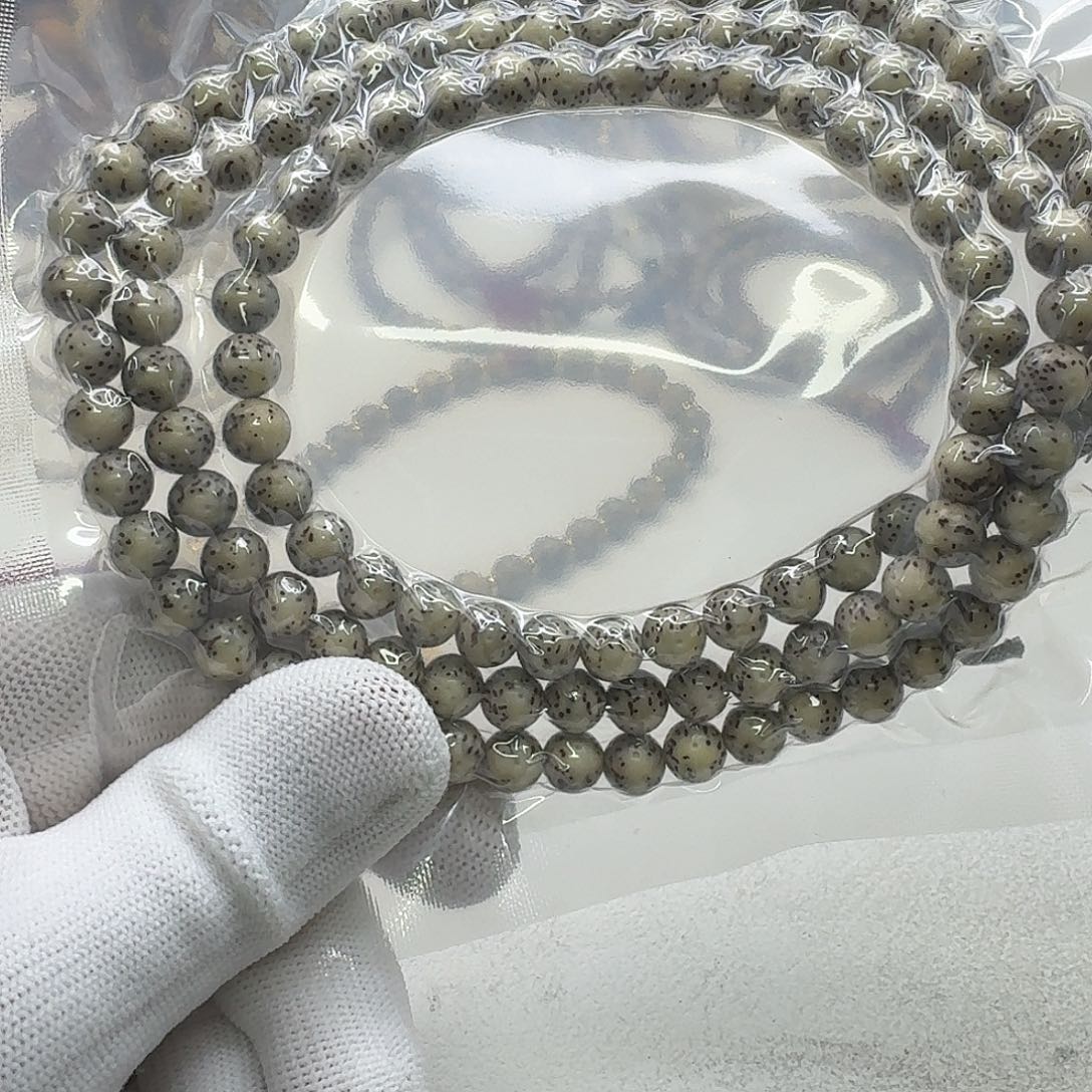 星月菩提吊坠210梵天糯冰大眼睛8圆108一物一图