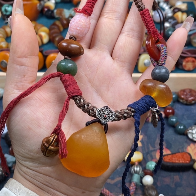 【闪购商品】蜜蜡颈饰未镶嵌项链