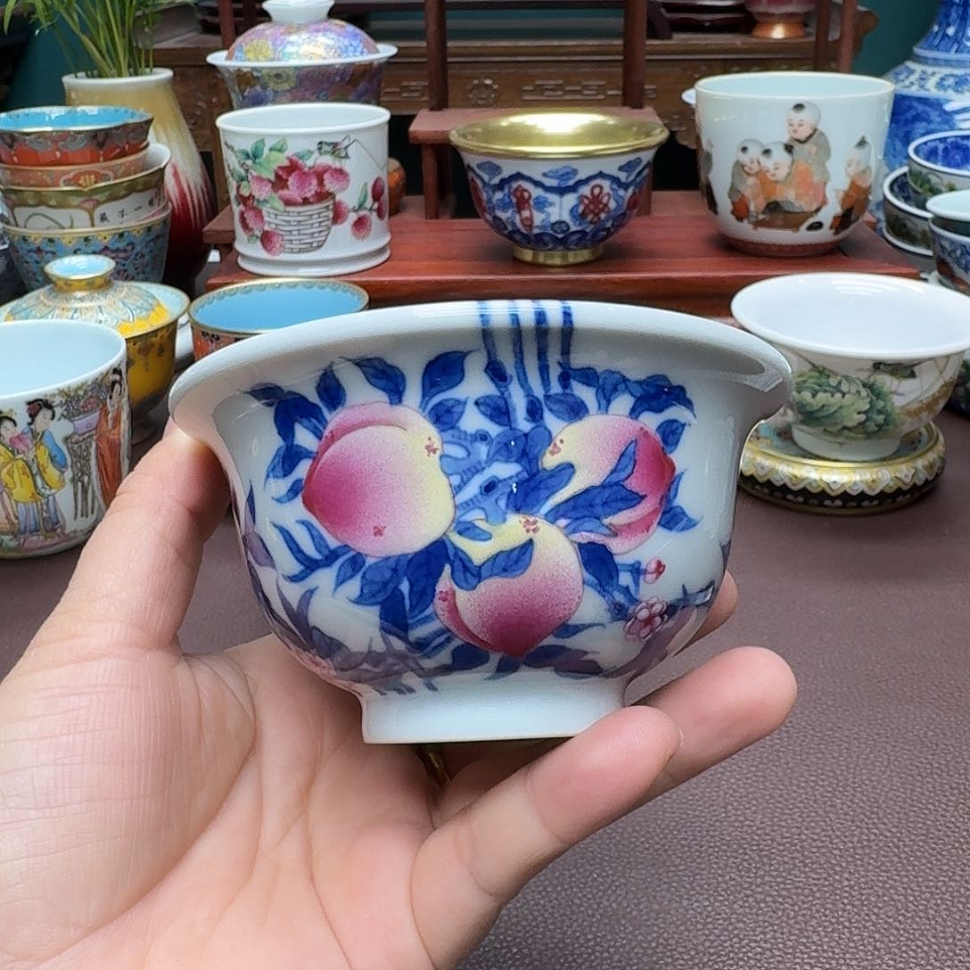 瓷片景德镇仿古手工制作精品展示