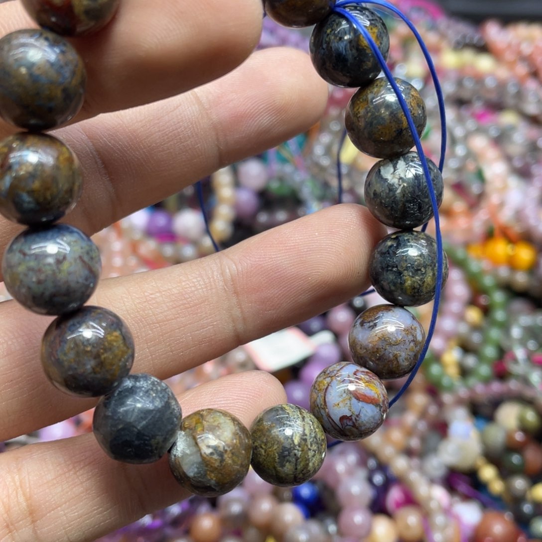 紫晶颈饰银S800镀金镶嵌