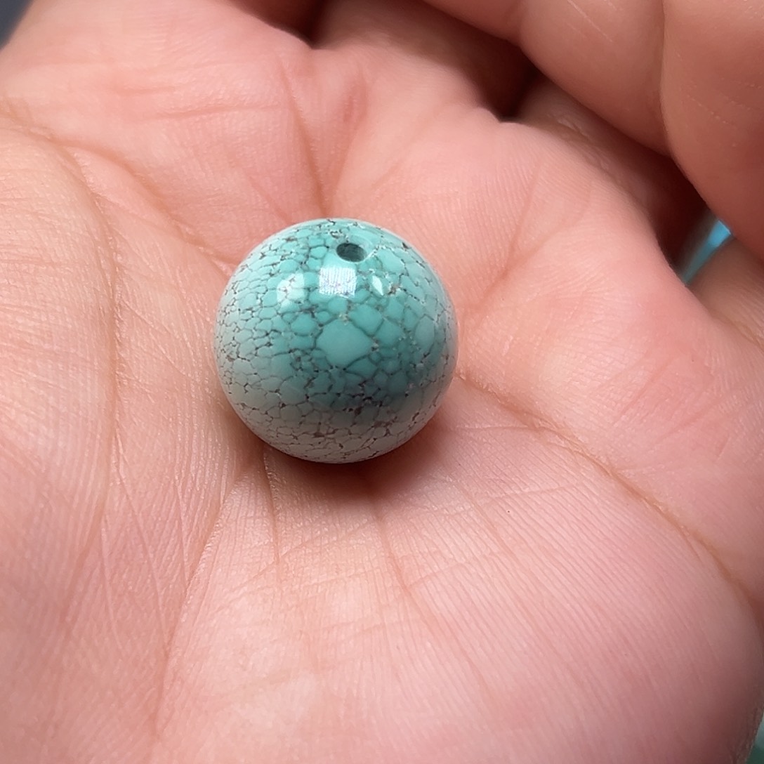 绿松石珠宝半成品未镶嵌境*凡