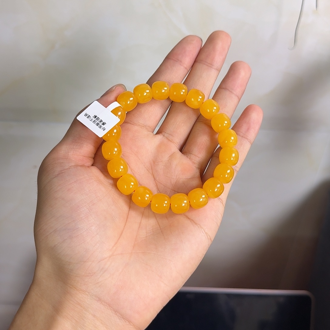 琥珀珠宝奇石18K金镶嵌