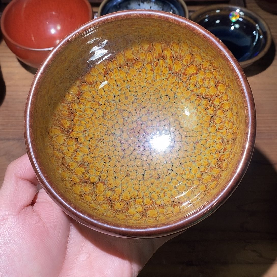 茶盏建盏鹧鸪斑一个