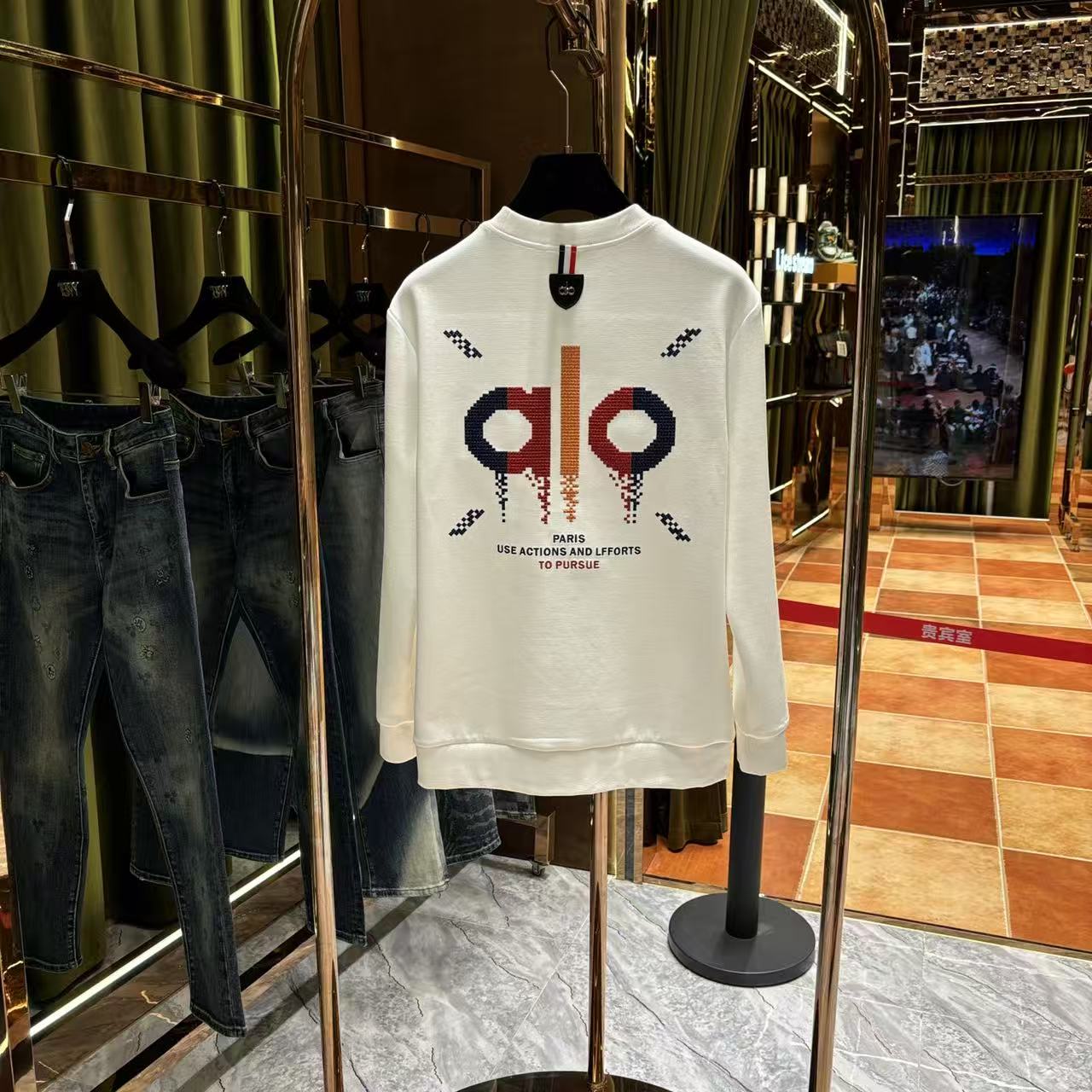 CS【CC推荐】2025秋冬新品高级感时尚百搭休闲男装卫衣25828