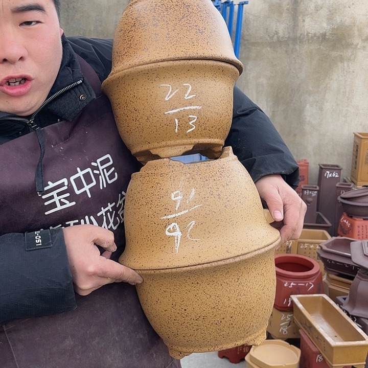紫砂花盆紫砂等传统