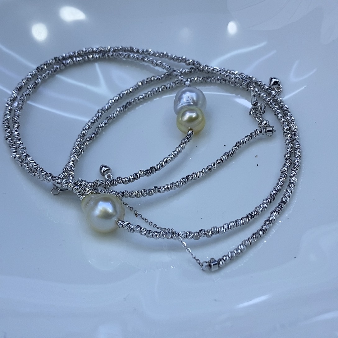 海水珍珠颈饰未镶嵌多样性发1