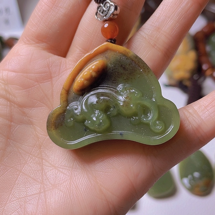 和田玉挂件未镶嵌元*海