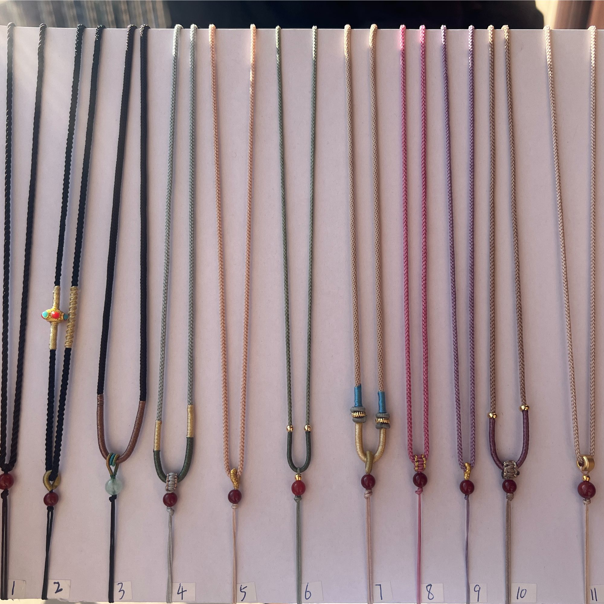 直播间选款链接[宠粉链接]天然玛瑙玉髓配挂绳多样性四叶草吊坠