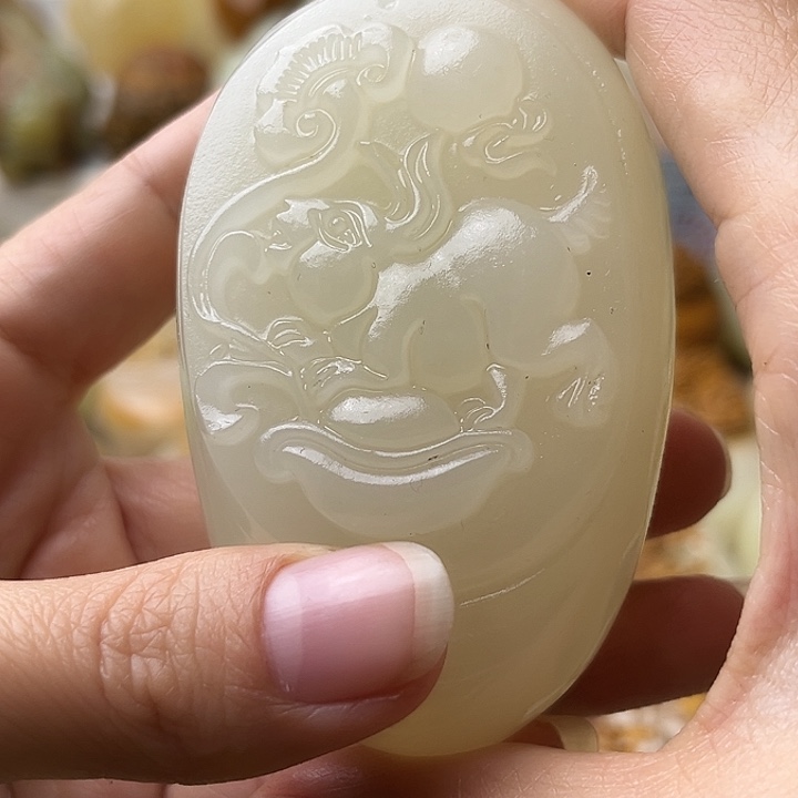 石材古青石不退换兔