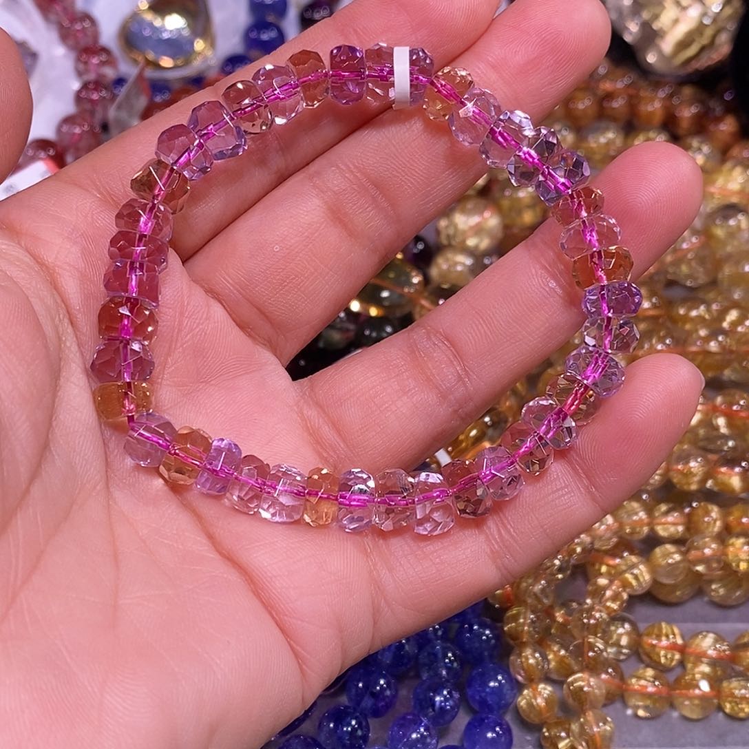 未镶嵌手链水晶E****鞋紫黄晶8