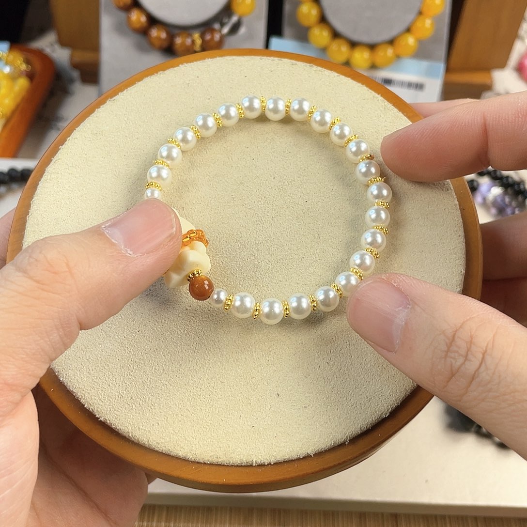 针钠钙石手饰银S925镀金镶嵌