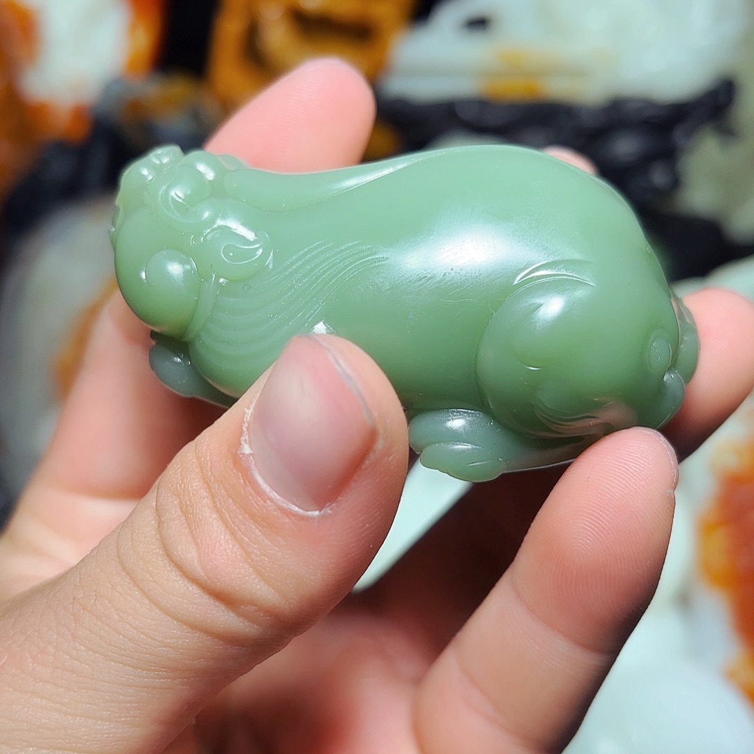 和田玉把件未镶嵌唐**得