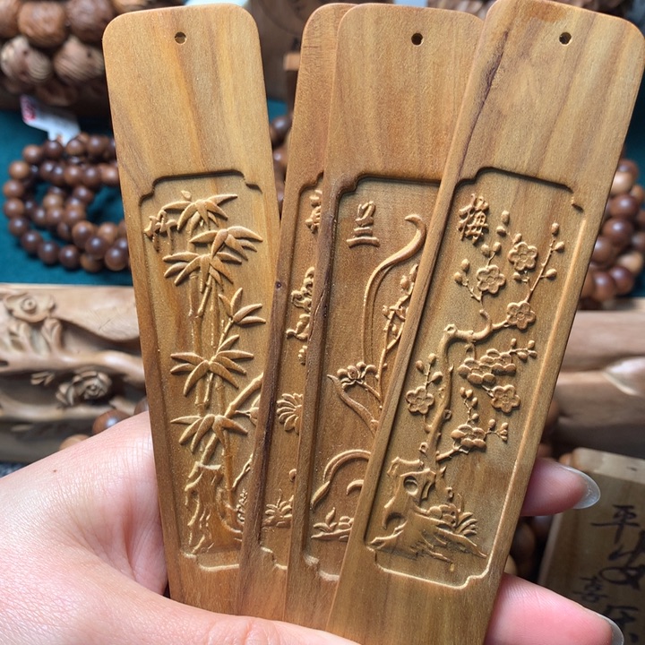 檀香木手串/手链老山檀香书签瑕