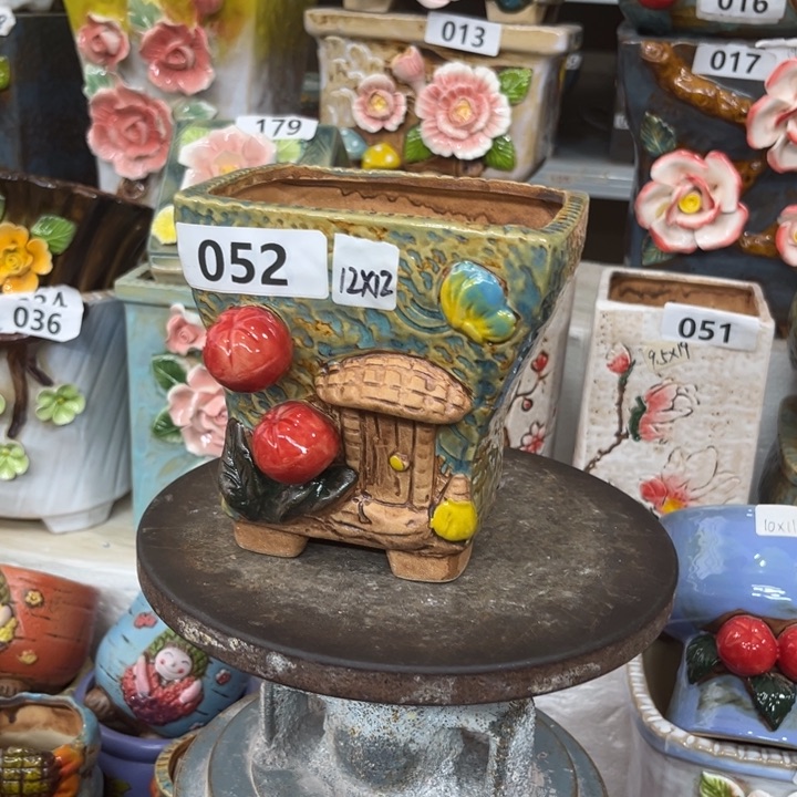 紫砂花盆粗陶材质多肉花盆