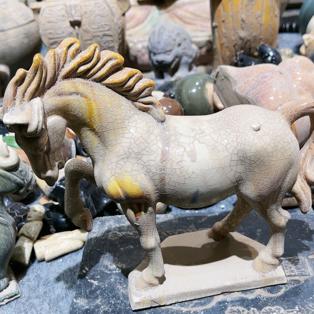 瓦当摆件茶台的一