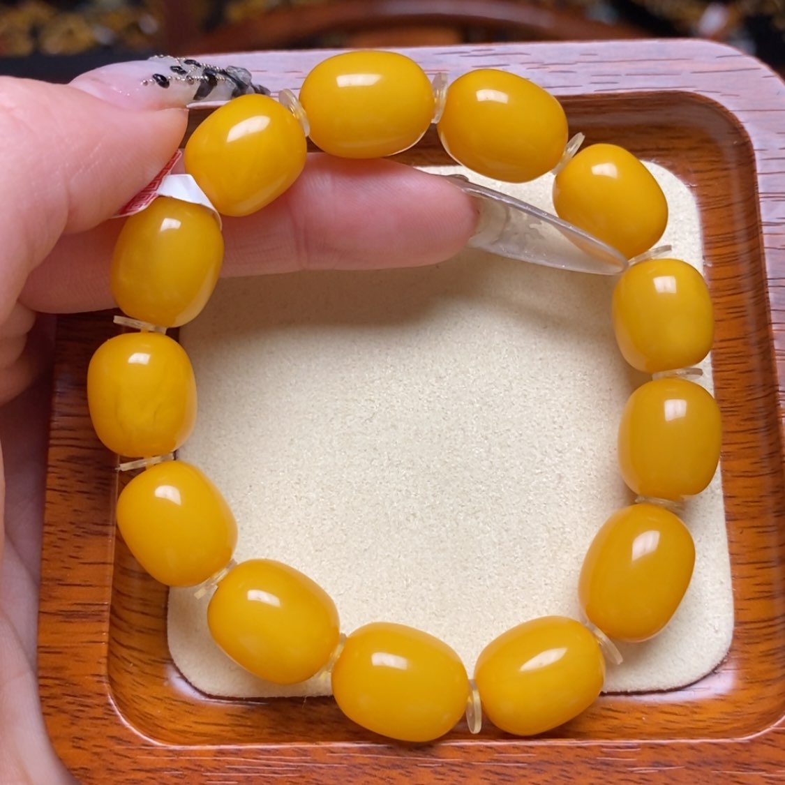 【闪购商品】蜜蜡手链未镶嵌手串