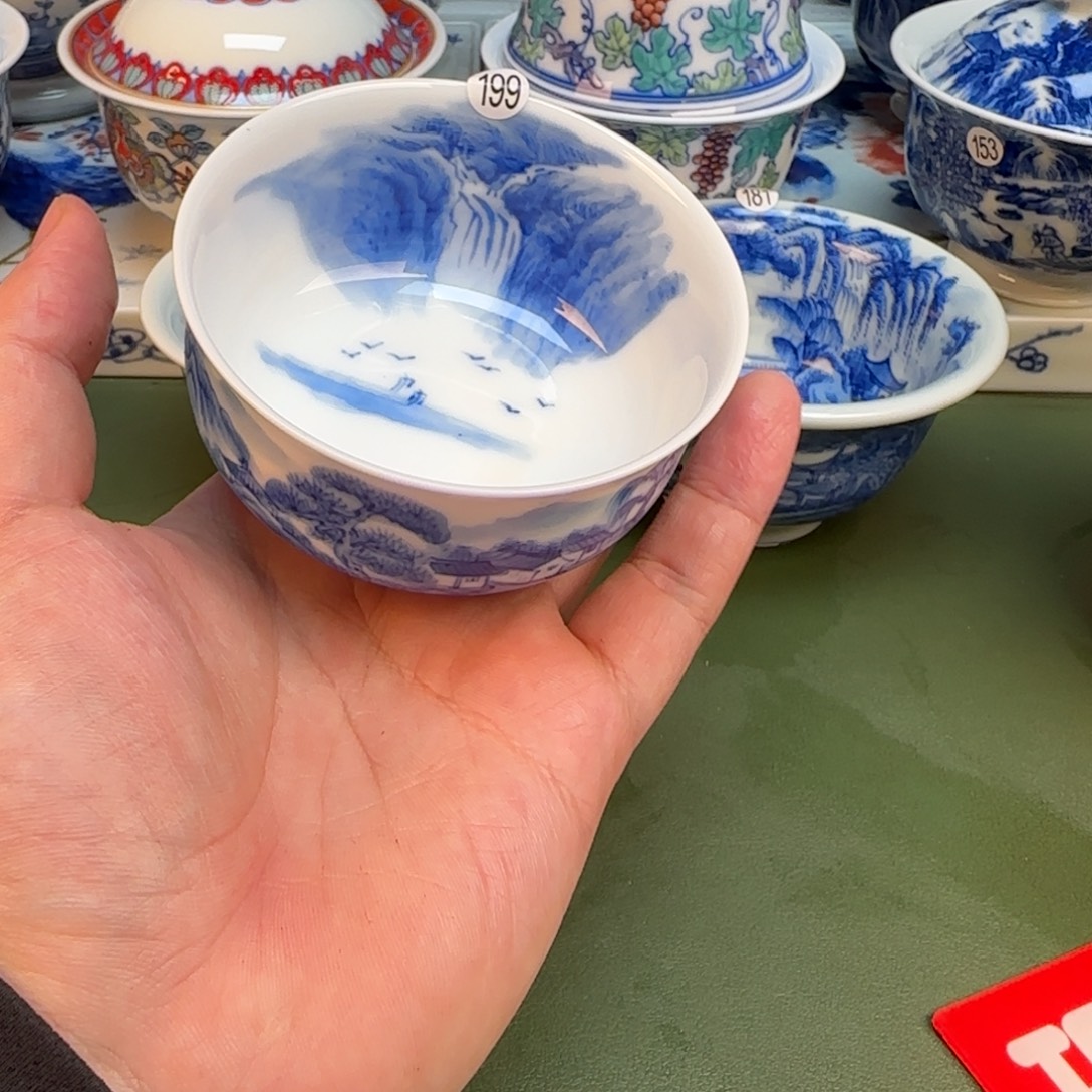 彦祖纯手工手绘茶具199