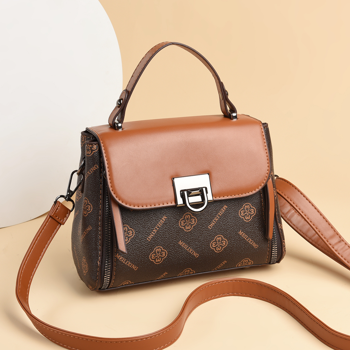 单 8268 棕色 洋气包包 （长21宽10高16）（全店铺商品限购一单）