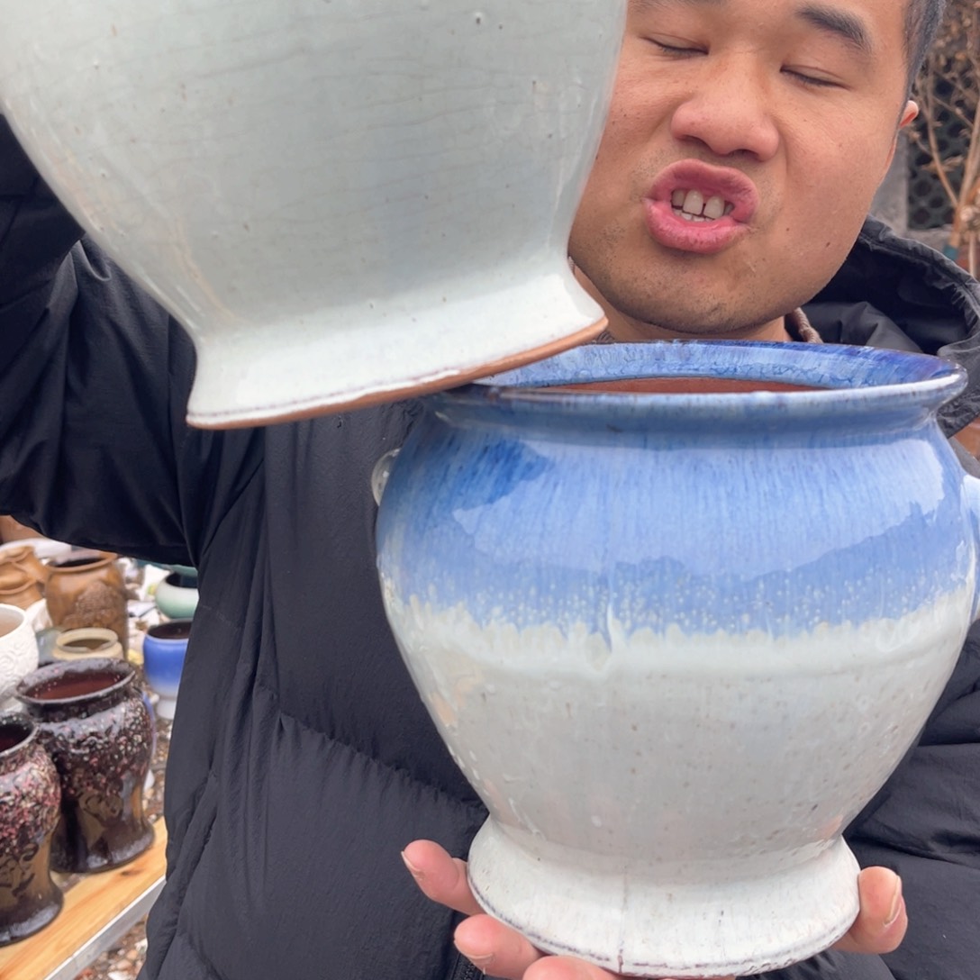 红陶养养花盆0214-1083