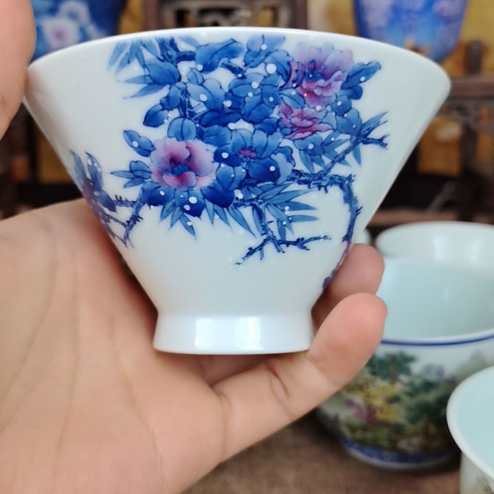 山茶花斗笠主人杯