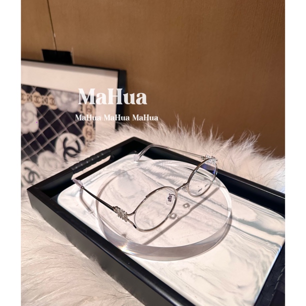 P1438 谬 斯文银色边框墨镜