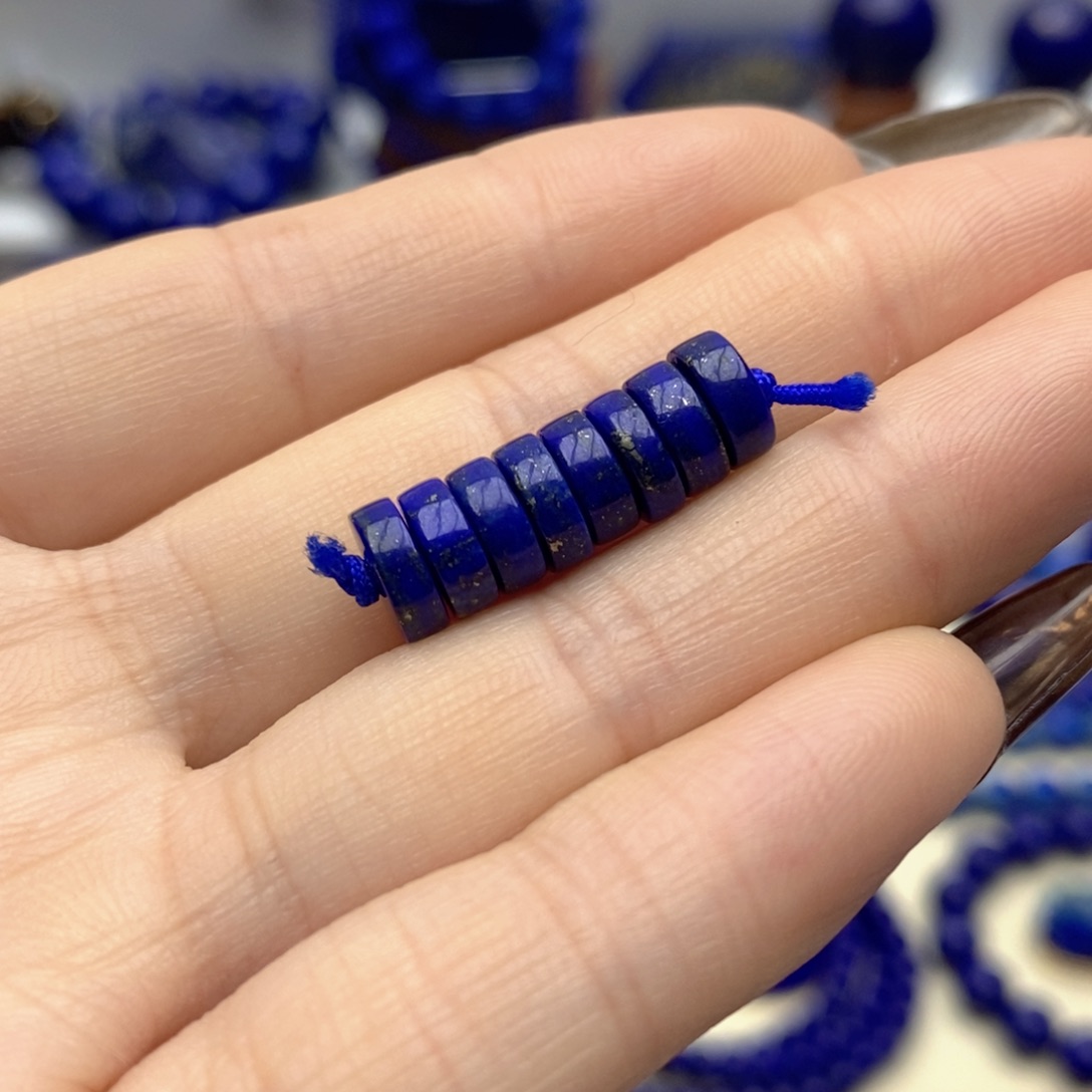 青金石未镶嵌隔片7mm