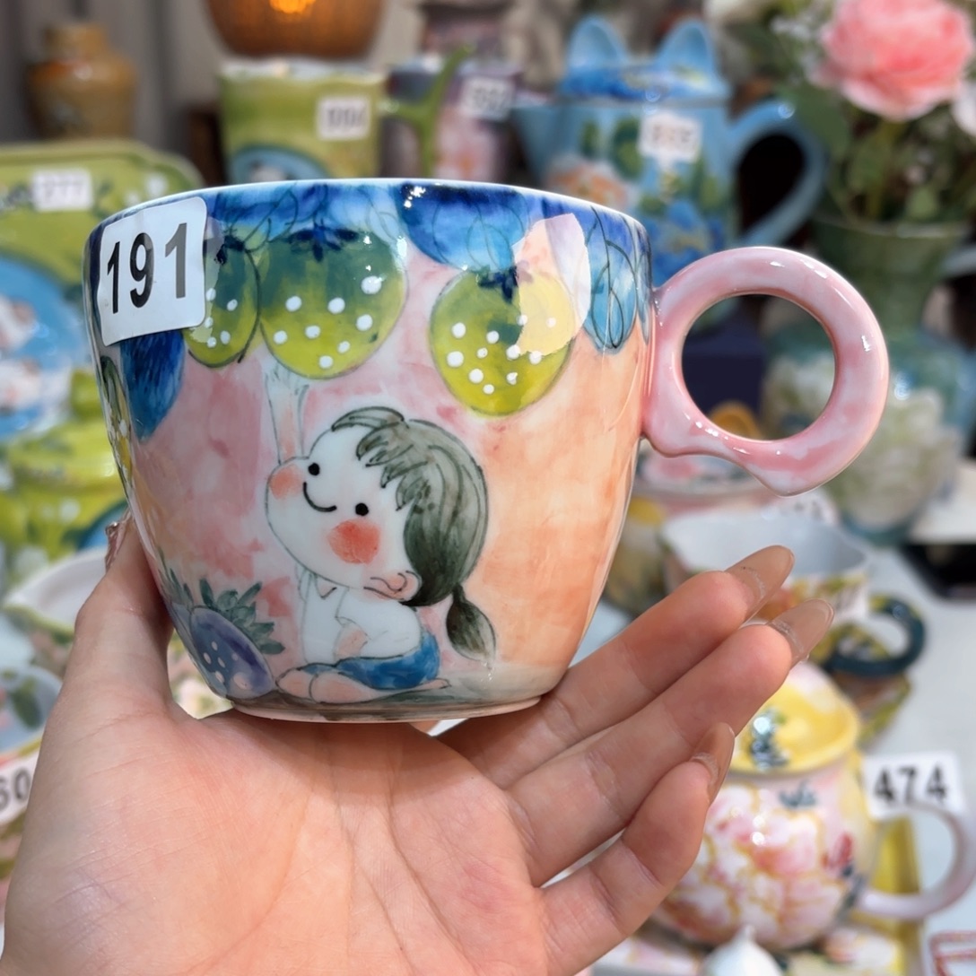 景德镇手绘高温釉下彩陶瓷茶具