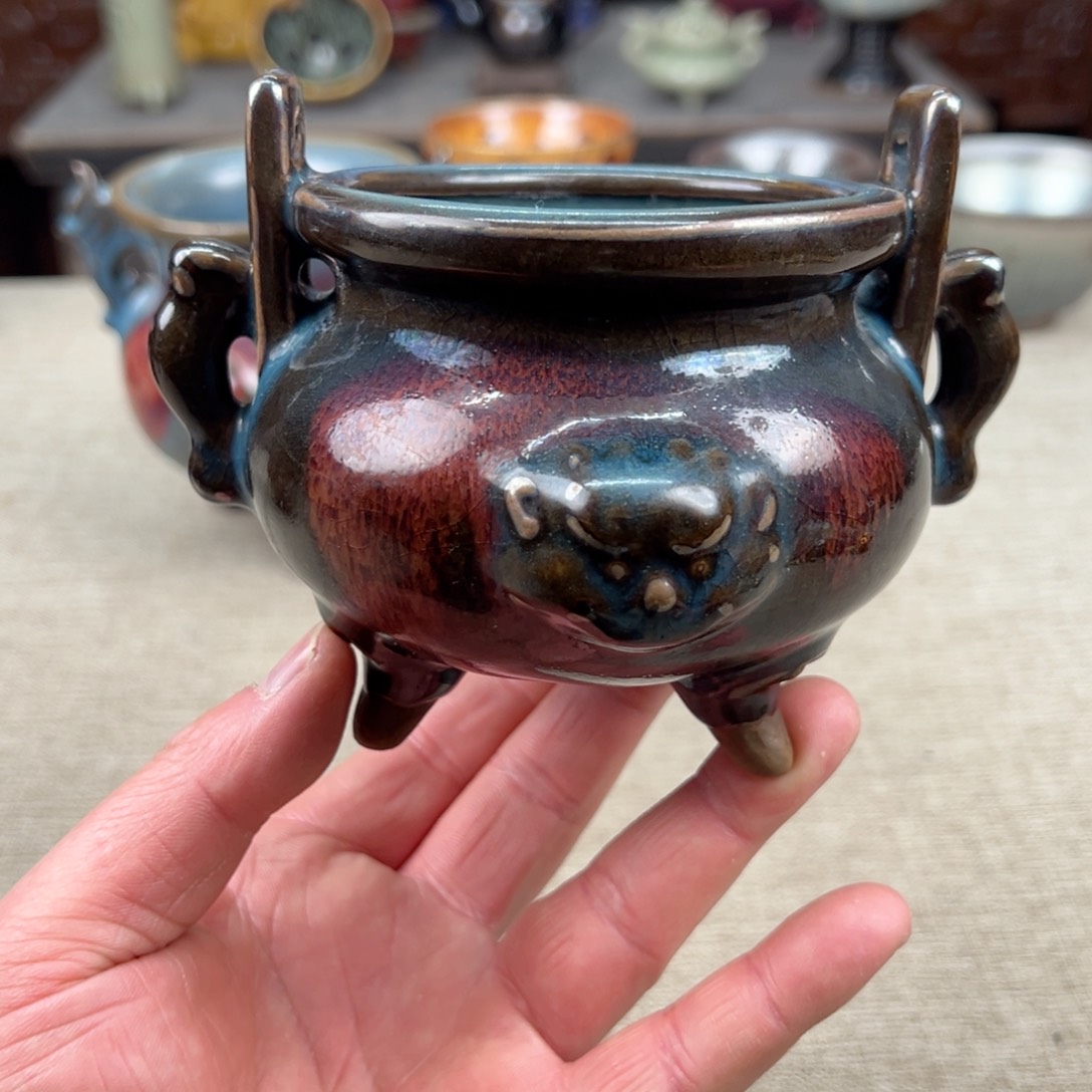 瓷片正能量陶瓷艺术品