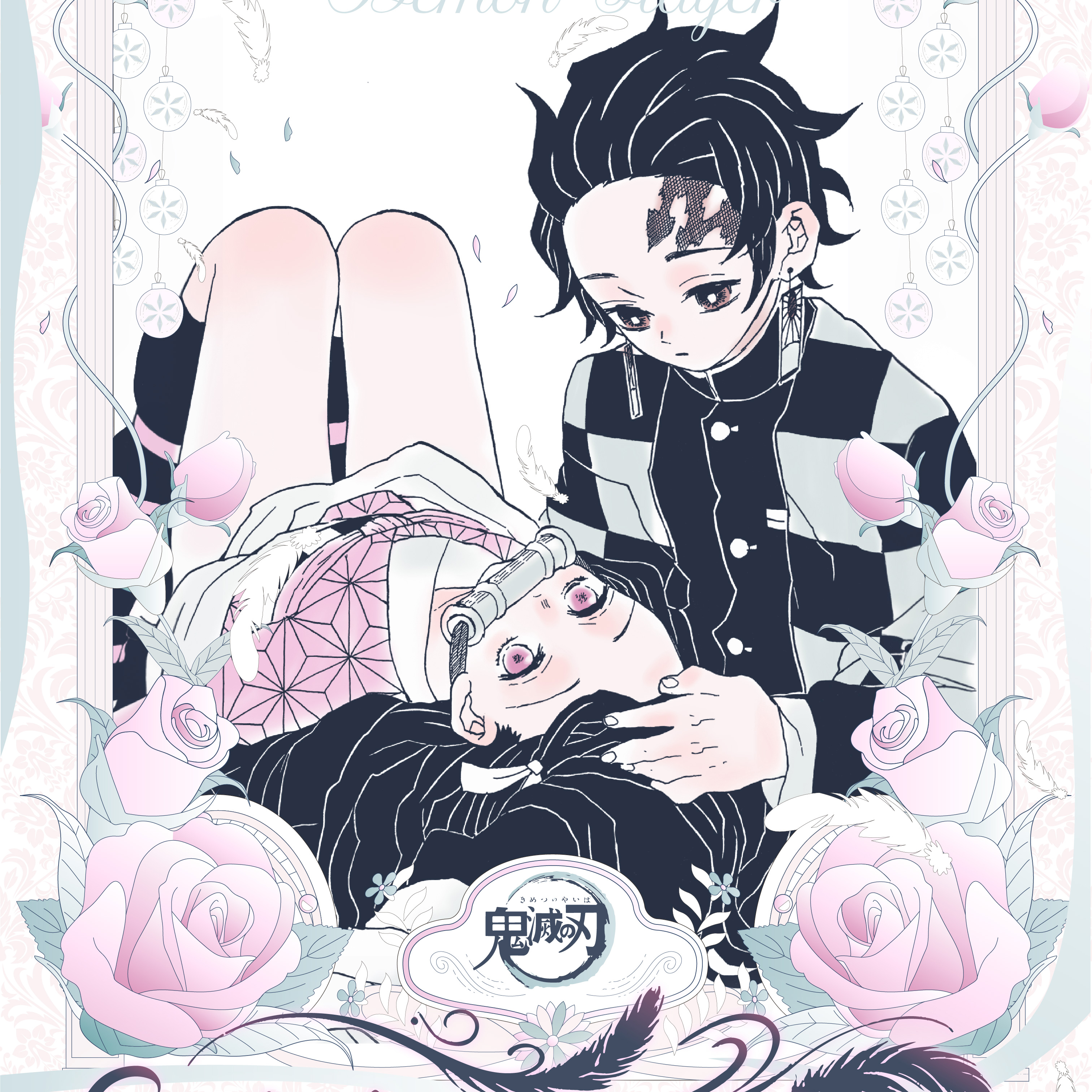 【蓝莓】麦好文创 鬼灭之刃<羽织共雪>藏书票国产二创盲盒（代拆）