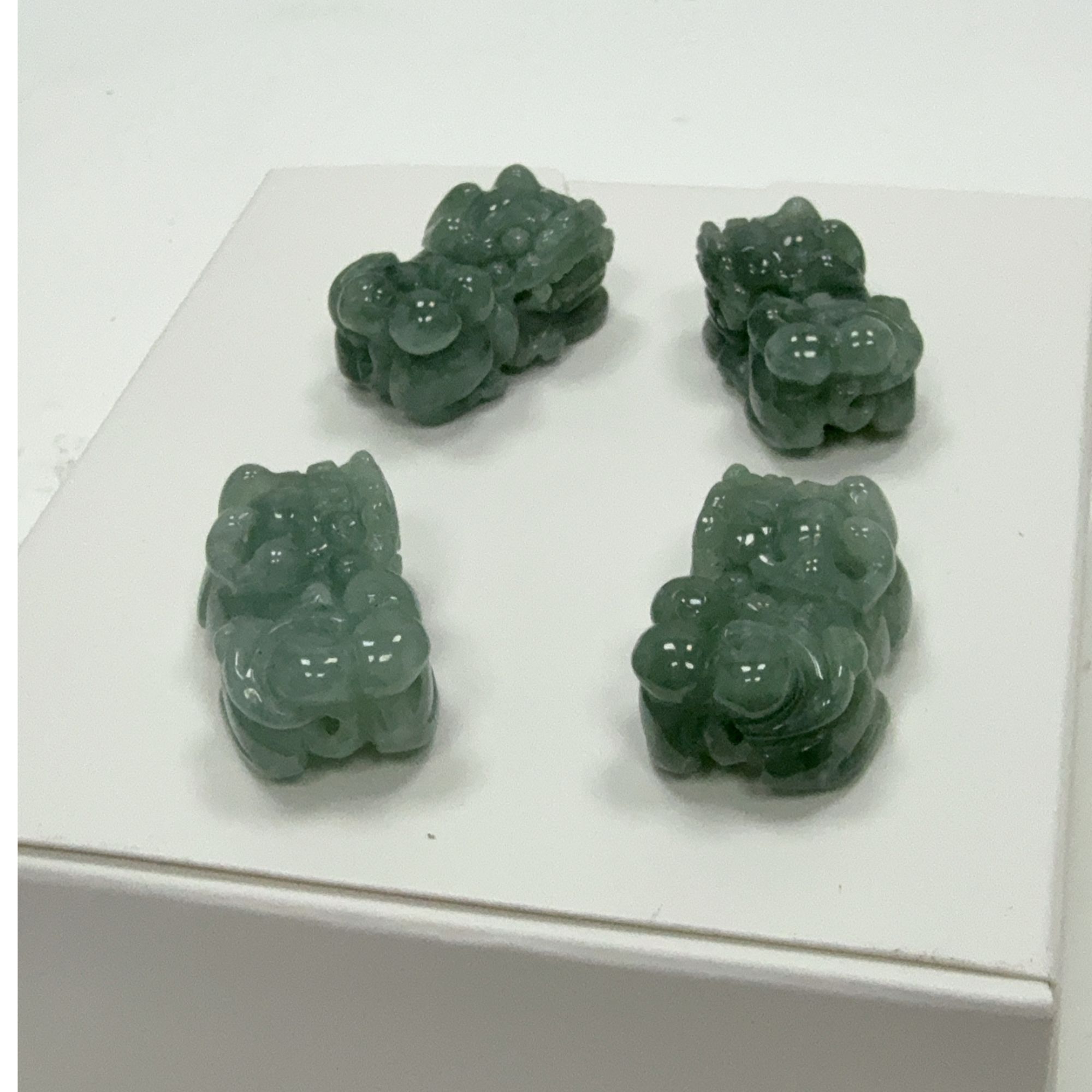 纯天然缅甸翡翠A货霸王貔貅多样性发其一雕刻精雕