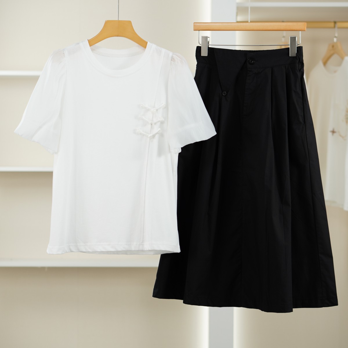 麦迪尚品【Miss-O】50522339 夏季简约套装裙品牌撤柜女装