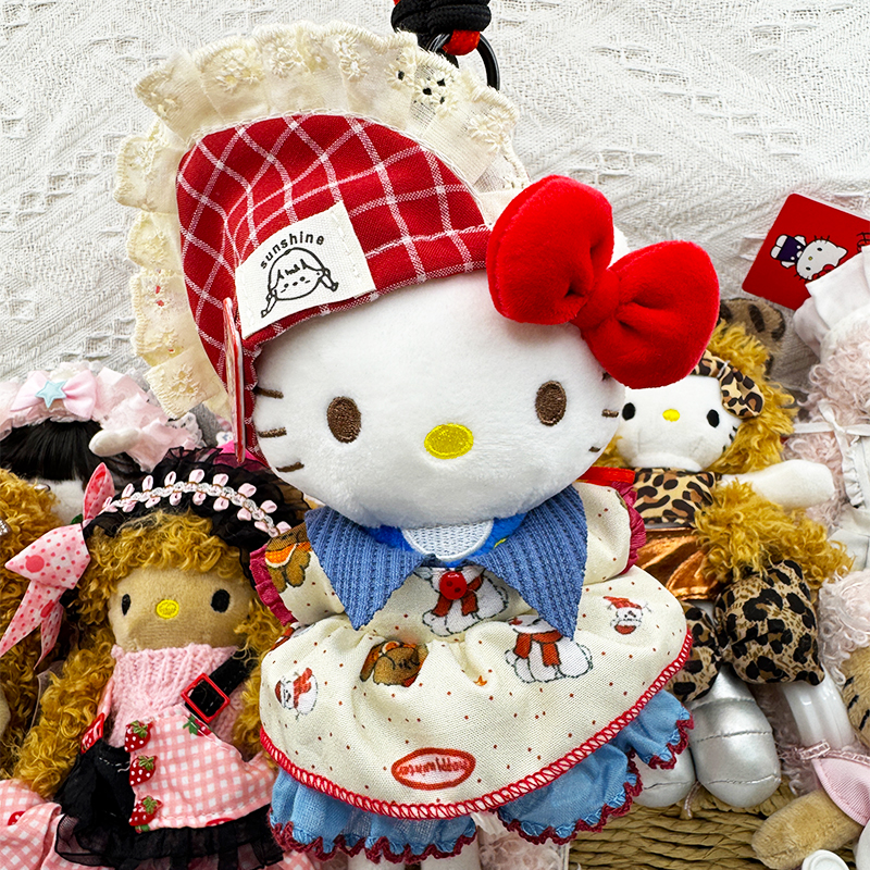 49正版HelloKitty包挂件KT猫可爱公仔挂饰钥匙扣闺蜜礼物车挂玩偶