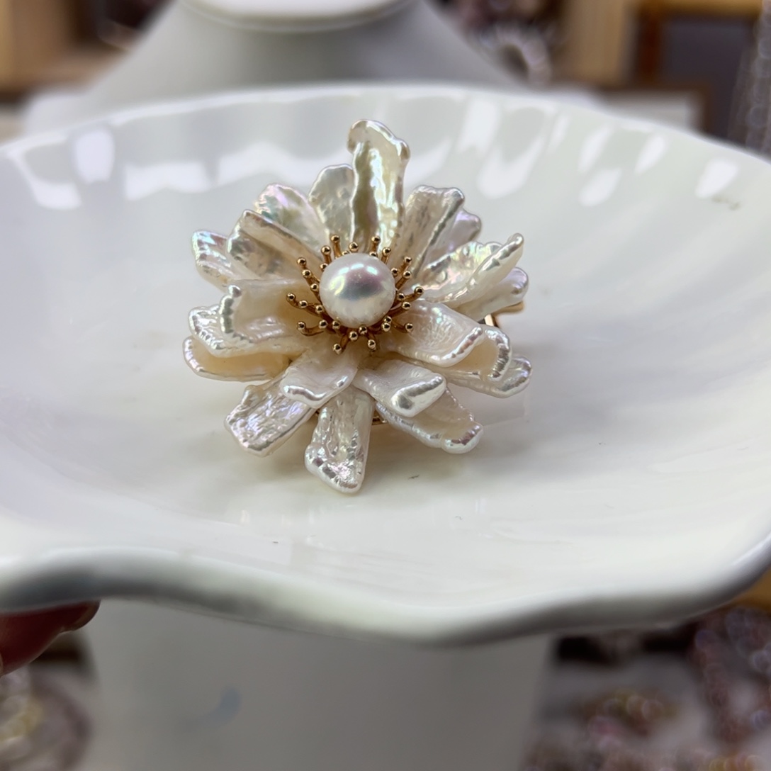 淡水珍珠手绳合金