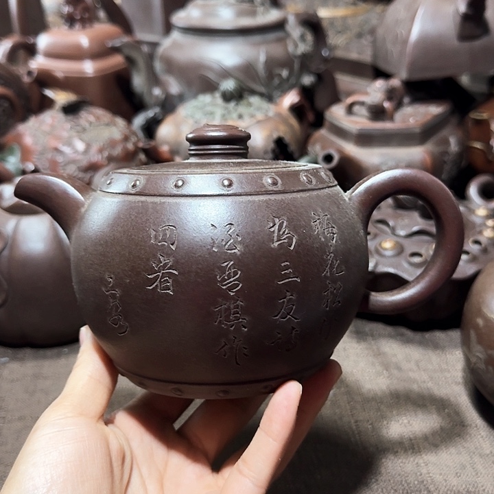 泥塑田*紫砂壶茶具壶