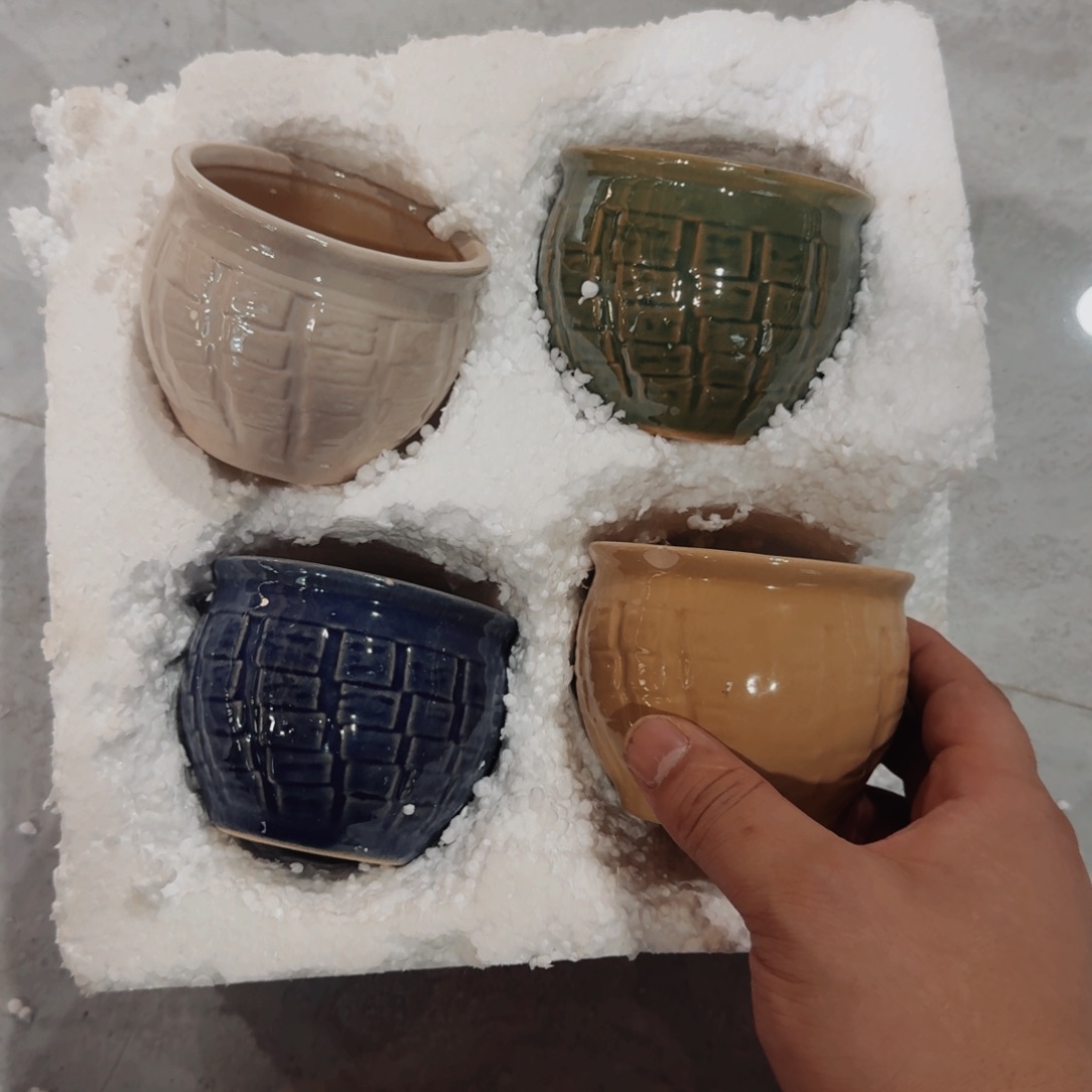 紫砂花盆粗陶盆醋