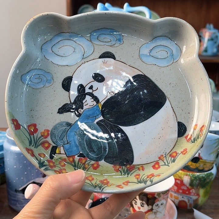 陶景德镇釉下手绘陶瓷