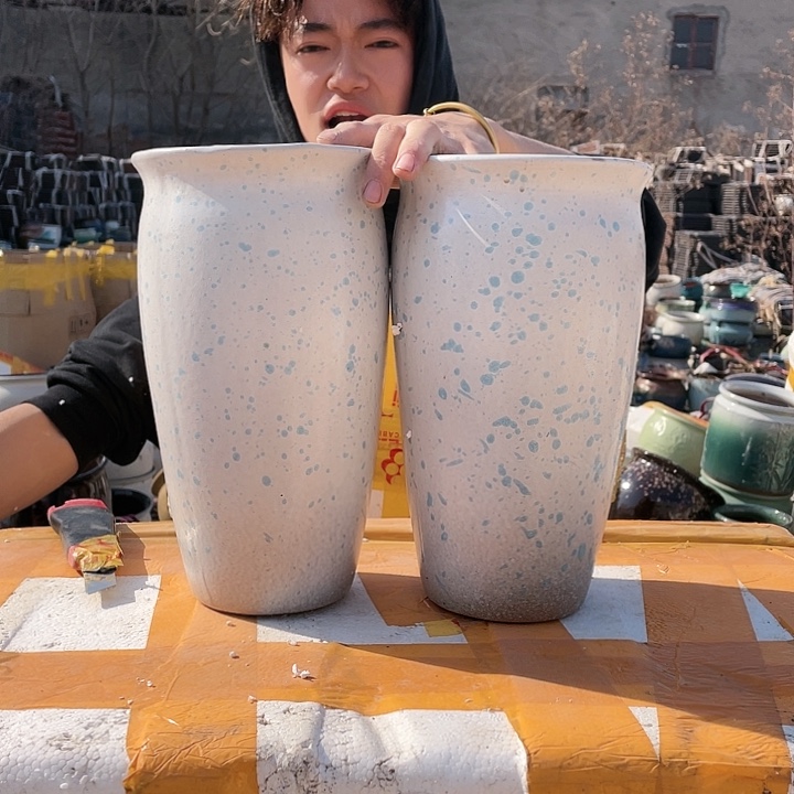 红陶宜兴紫砂花盆