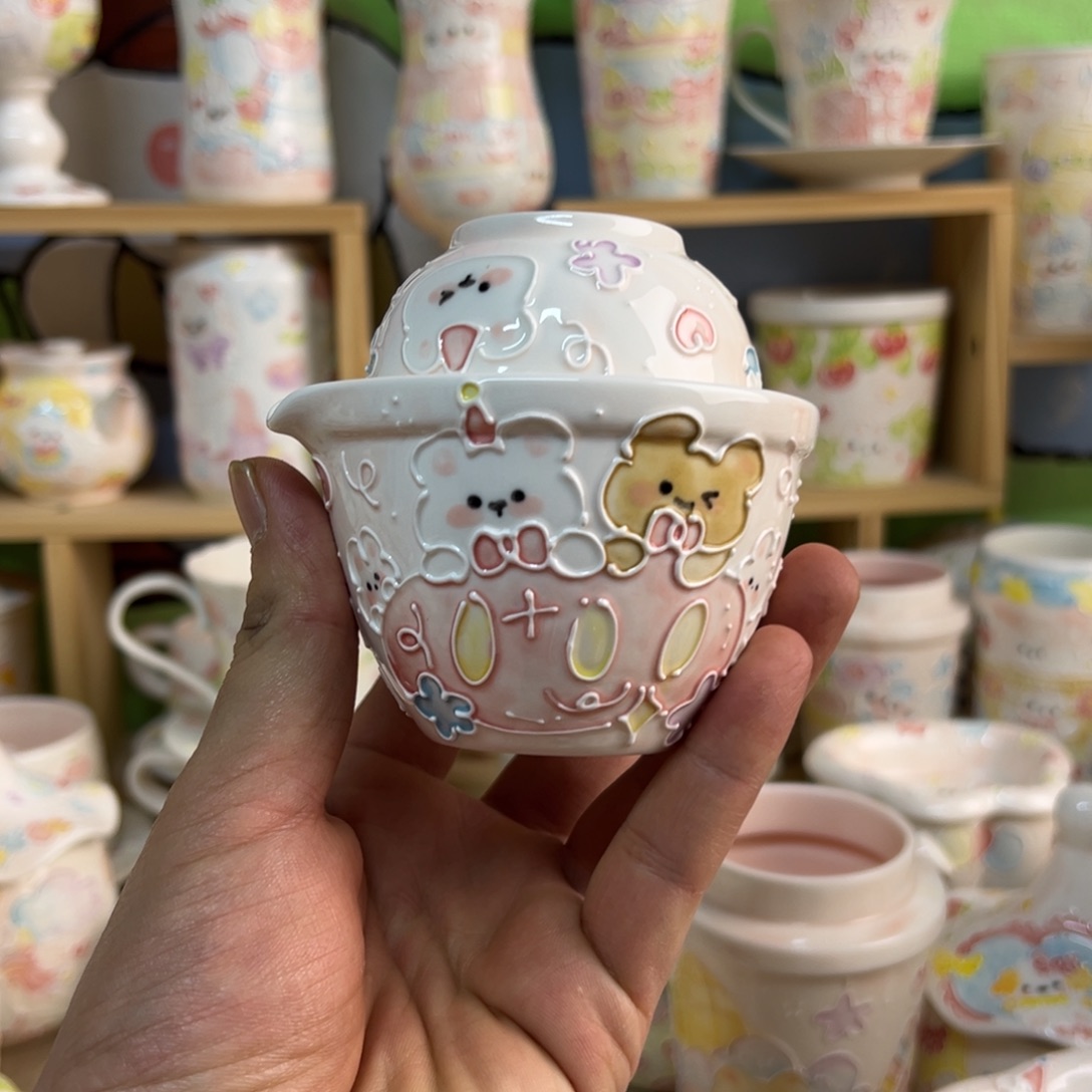 景德镇高温釉下手绘陶瓷