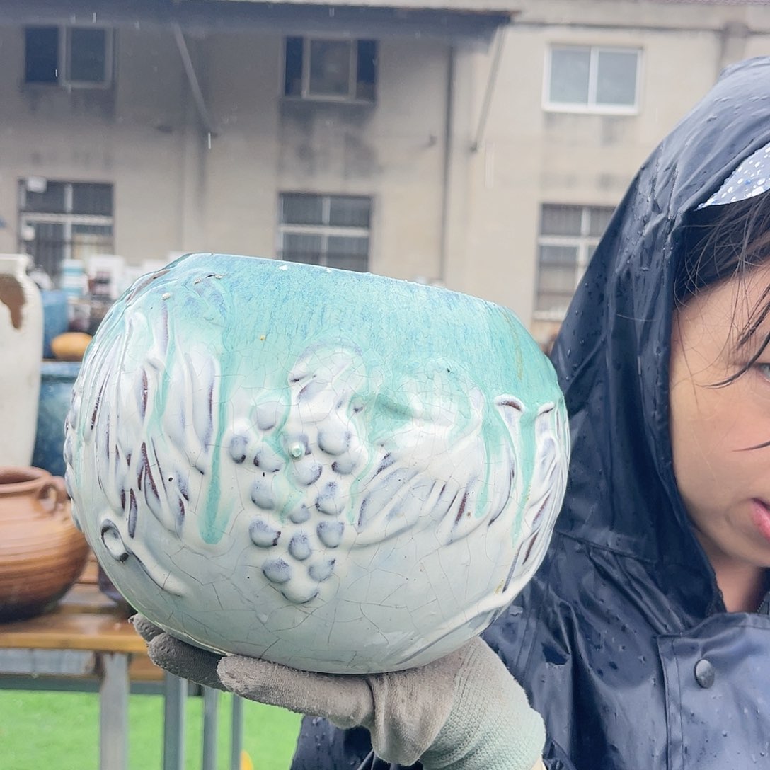 紫砂花盆王嫂花盆0611-169 高17口14 