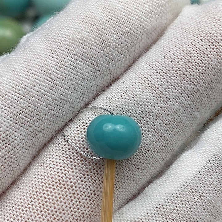 笑***湖绿松石未镶嵌配饰