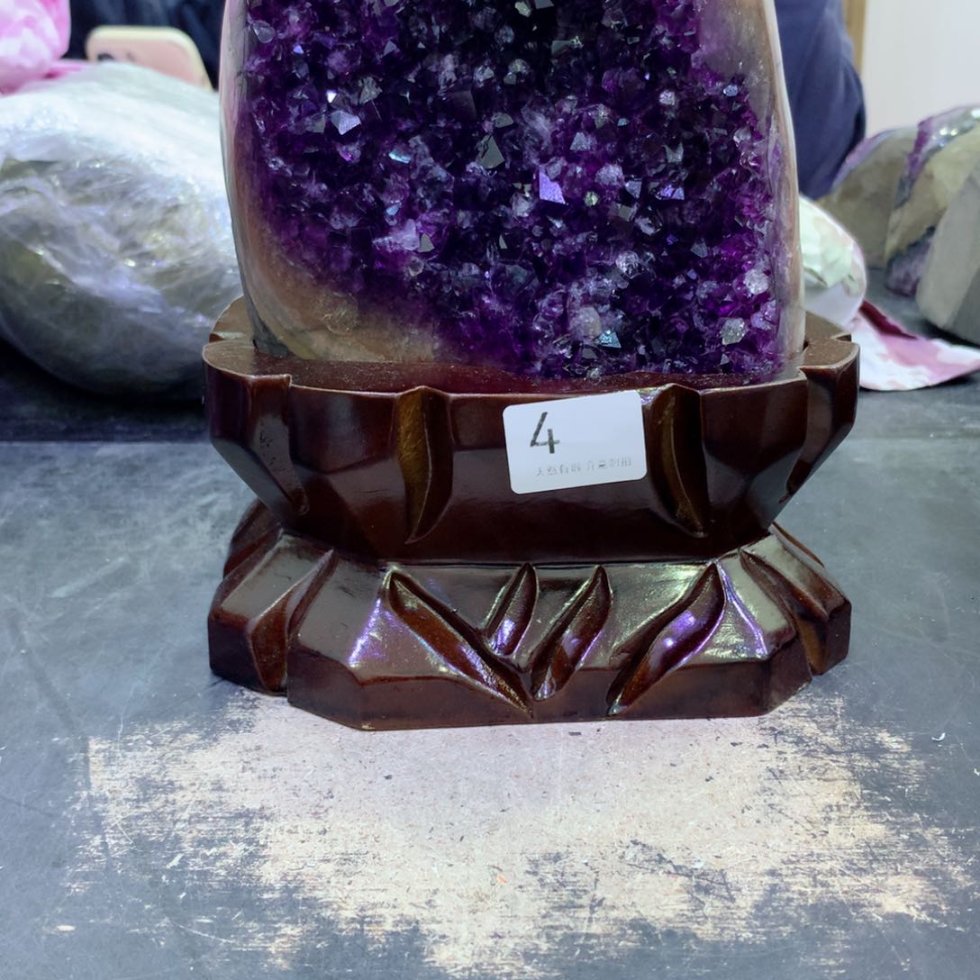 水晶摆件未镶嵌紫晶4