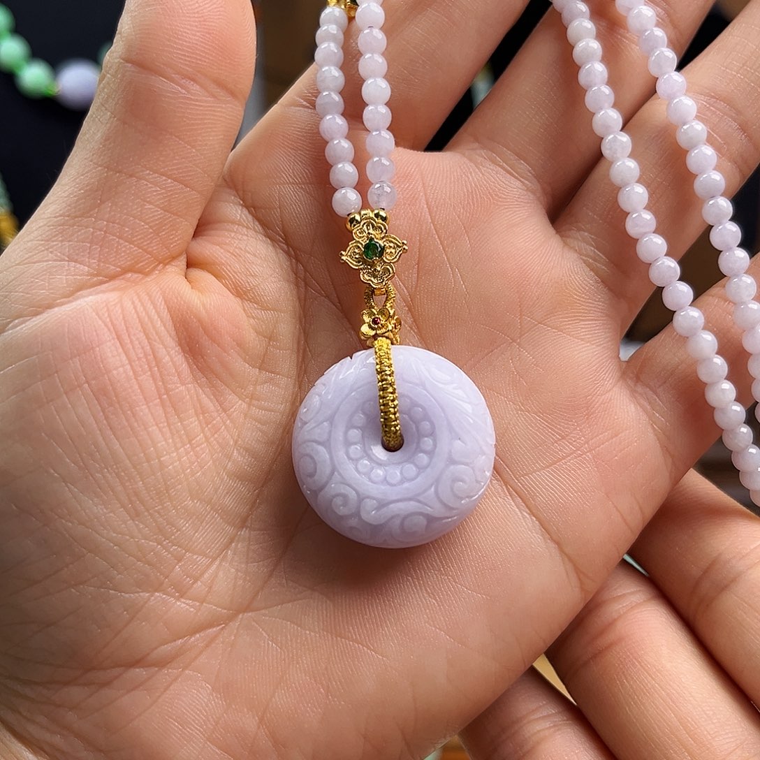 翡翠未镶嵌颈饰天然翡翠